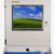 PENC-700 Obudowa przemysłowa do monitora LCD – widok z przodu z podstawką na klawiaturę