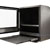 Obudowa PC ze stali nierdzewnej – widok z boku, przednie drzwi, klawiatura na pólce | SENC-800